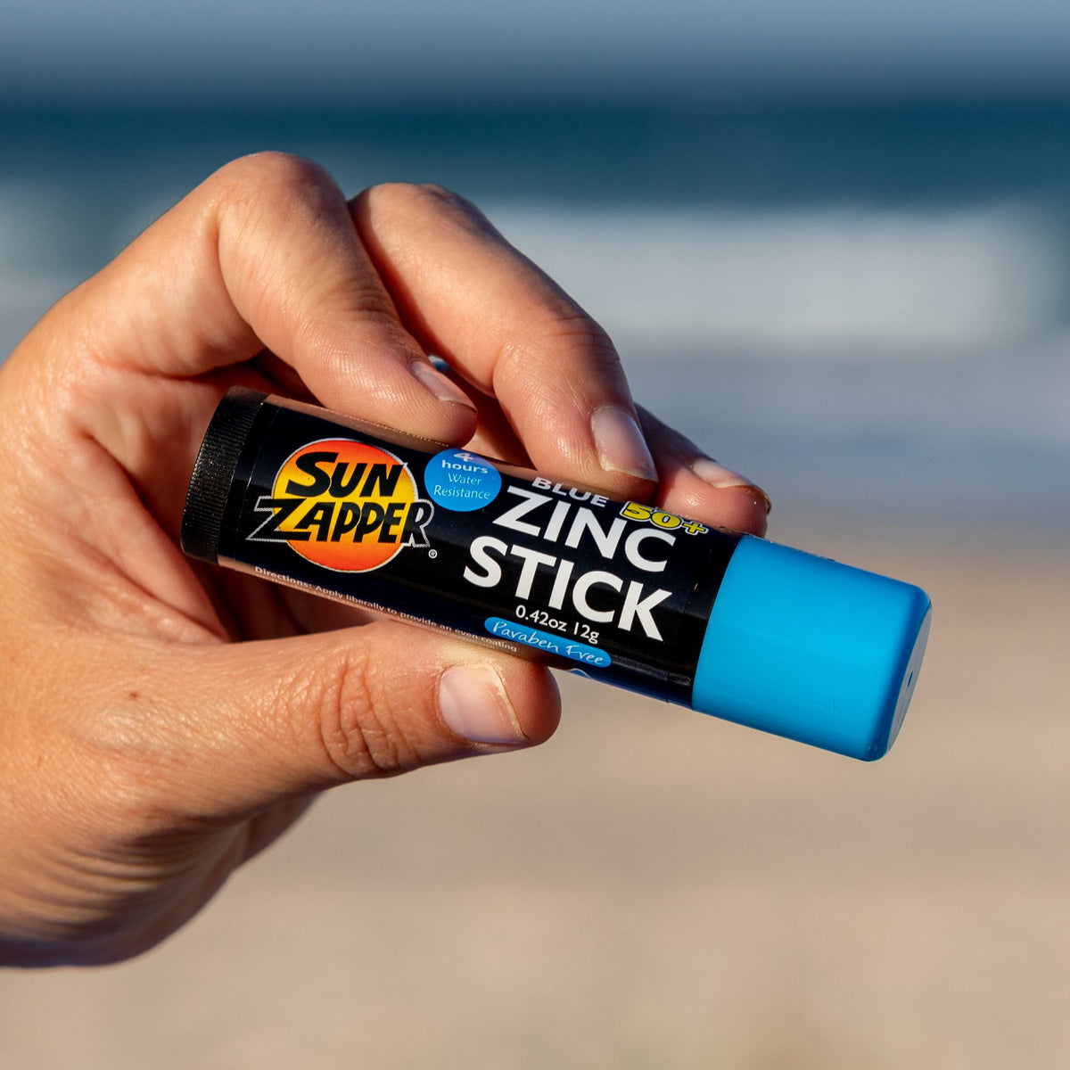 SUN ZAPPER - Barra de zinc - Azul - SPF 30+