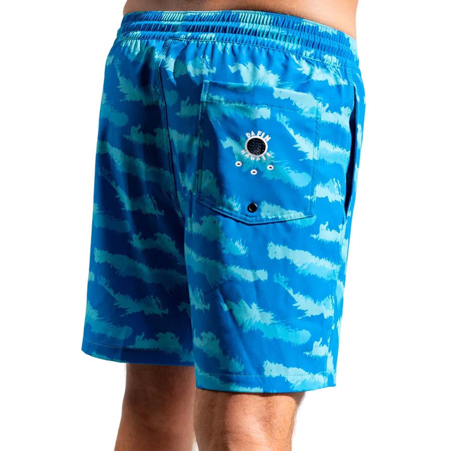 DA FIN - Boardshort - Camo Blue