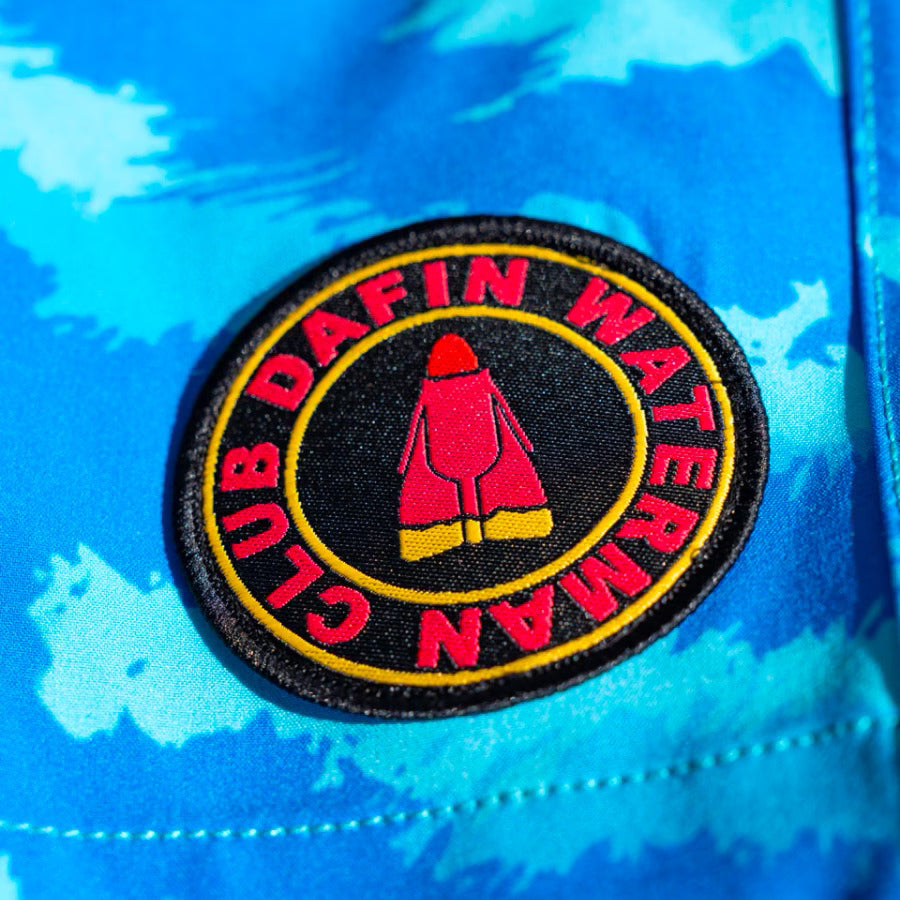 DA FIN - Boardshort - Camo Blue