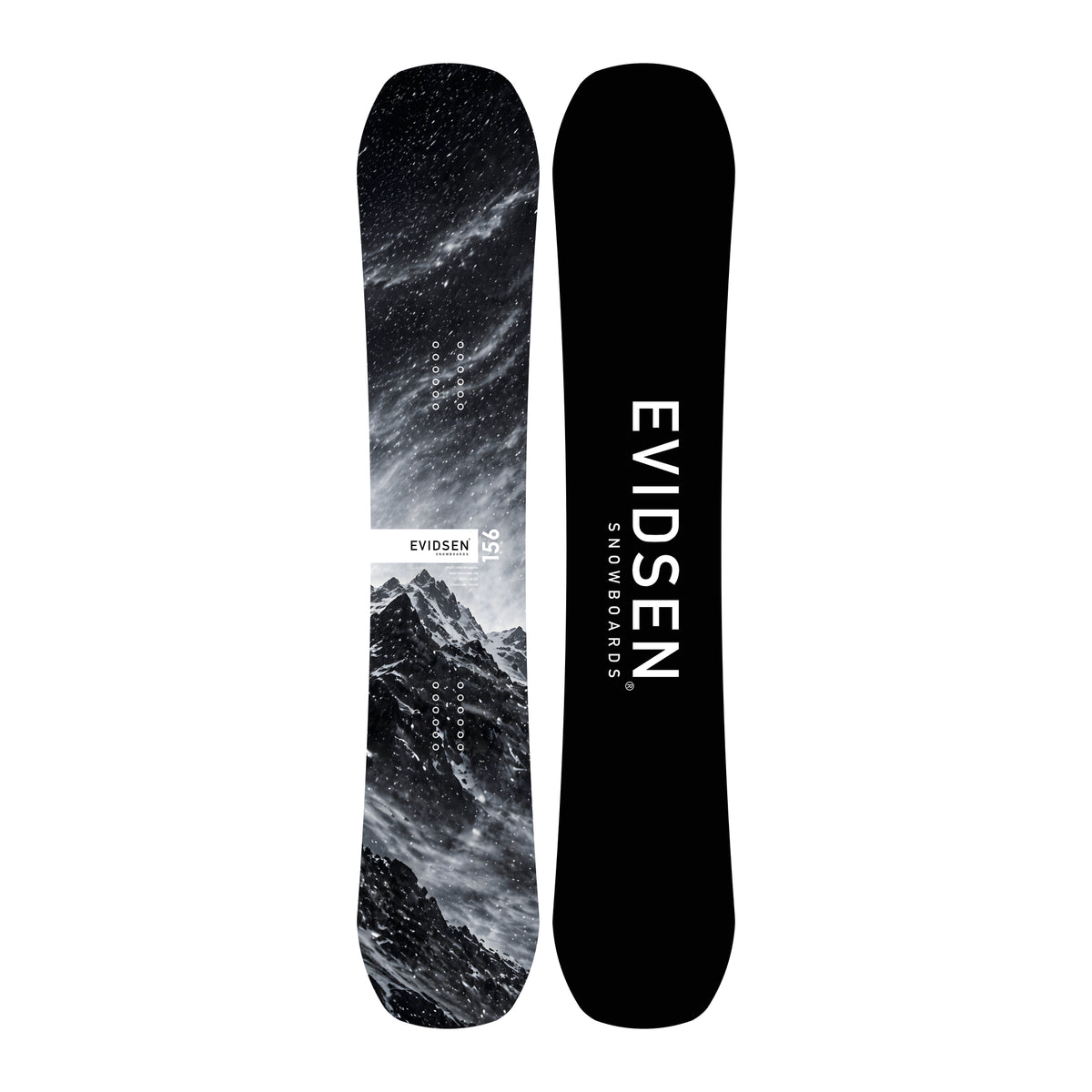 EVIDSEN SNOWBOARDS - Planche de Snowboard FJORD SERIES - Storm - 156
