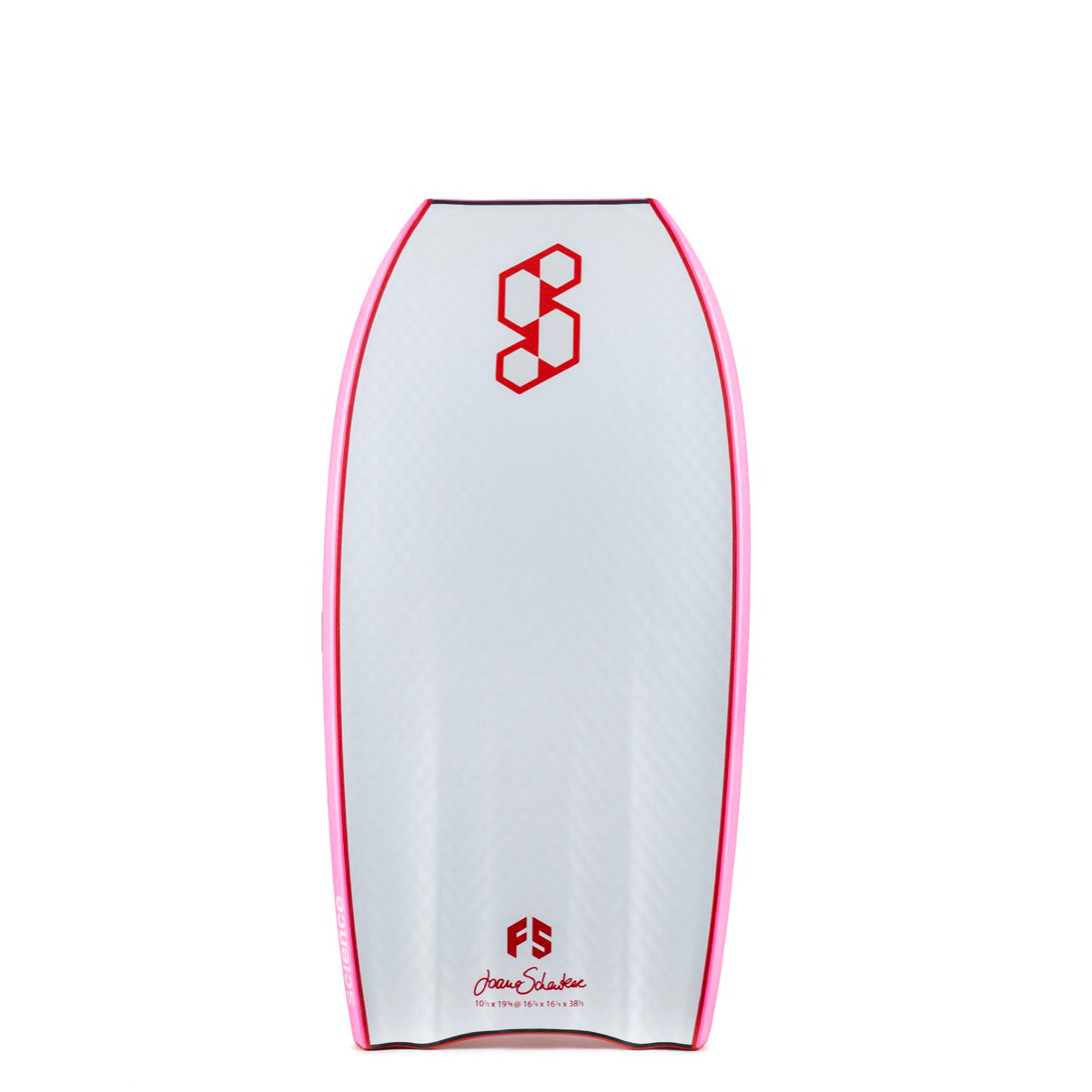 SCIENCE Bodyboard - Joana Schenker Pro LTD Tri Quad F5 PP 1.5 - Pink / White