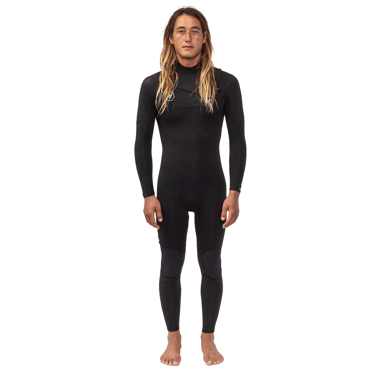 VISSLA - 7SEAS Fullsuit Chest Zip - 3/2MM - Black