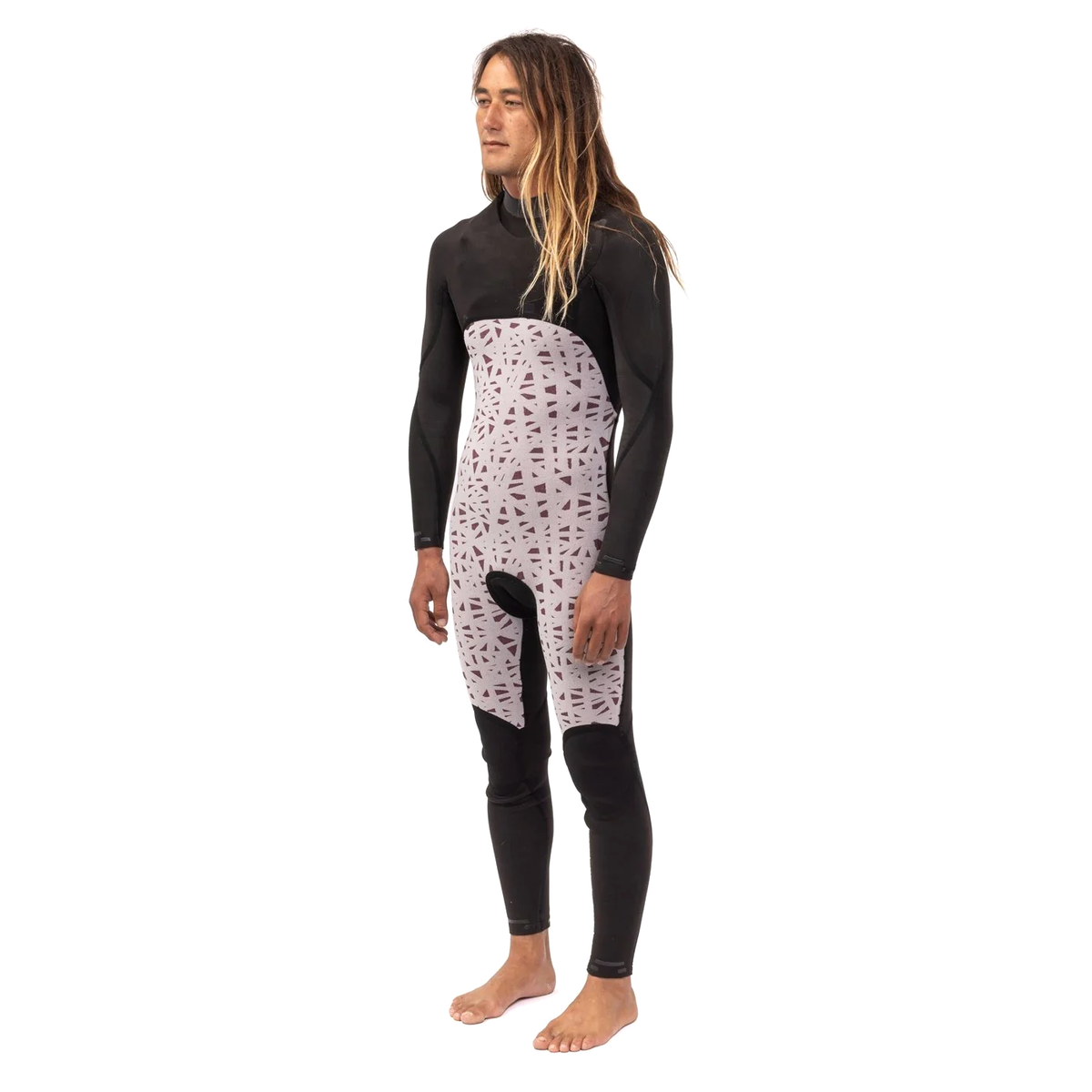 VISSLA - 7SEAS Fullsuit Chest Zip - 3/2MM - Dark Slate