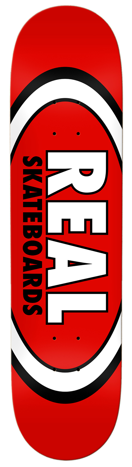 REAL Skateboards - Team Classic Oval - 8.12 Deck