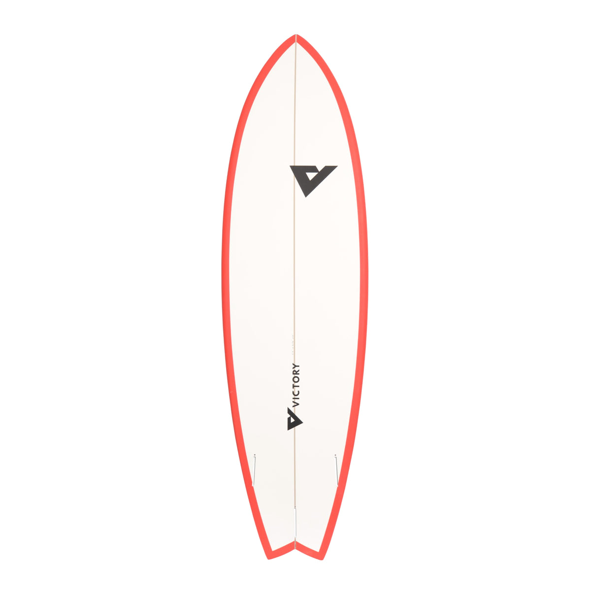 Victory Surfboards - Long Fish - Epoxy - Futures - Matt Red / White