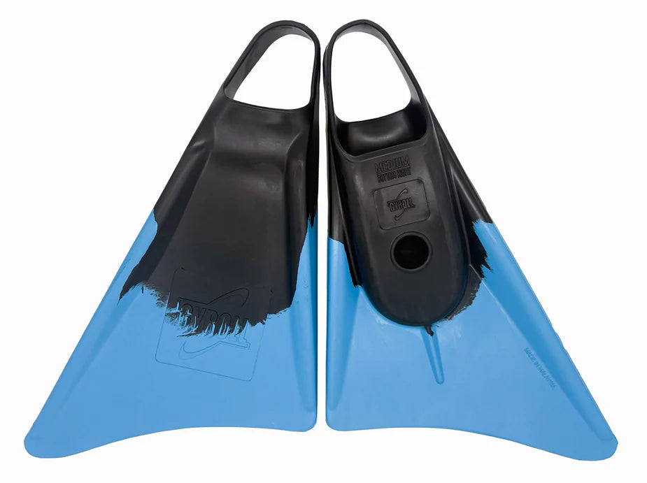 GYROLL - Palmes de Bodysurf et Bodyboard - Aqua / Black
