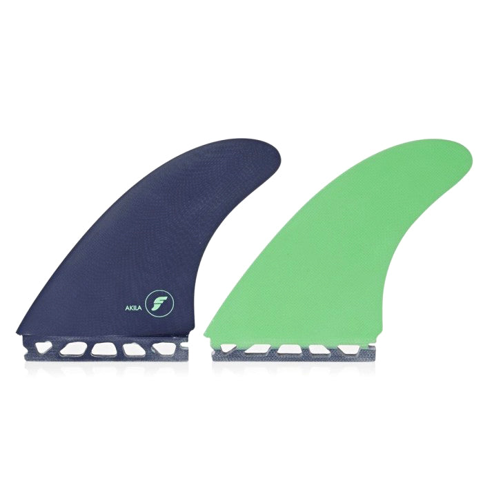FUTURES - Akila Aipa Twin Fins - Dark Purple & Mint