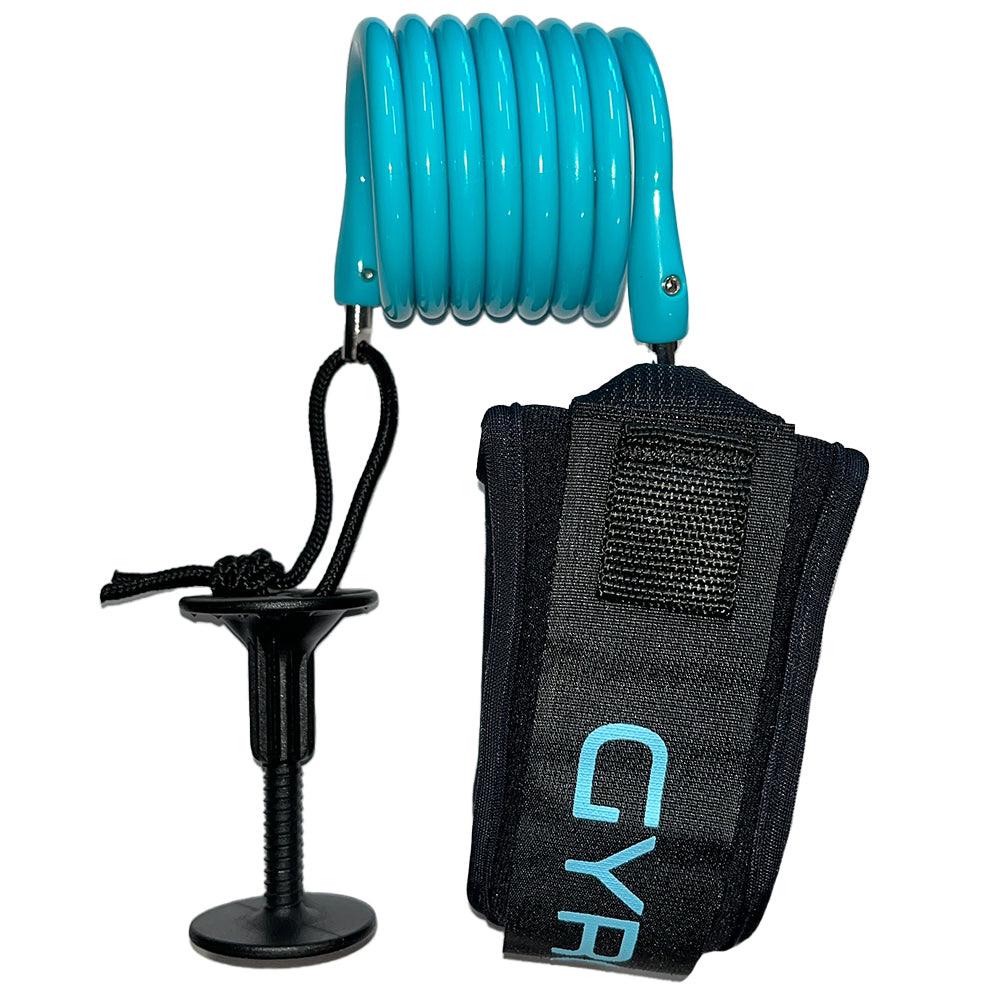 GYROLL - Leash biceps Bodyboard Variable Arm - Aqua
