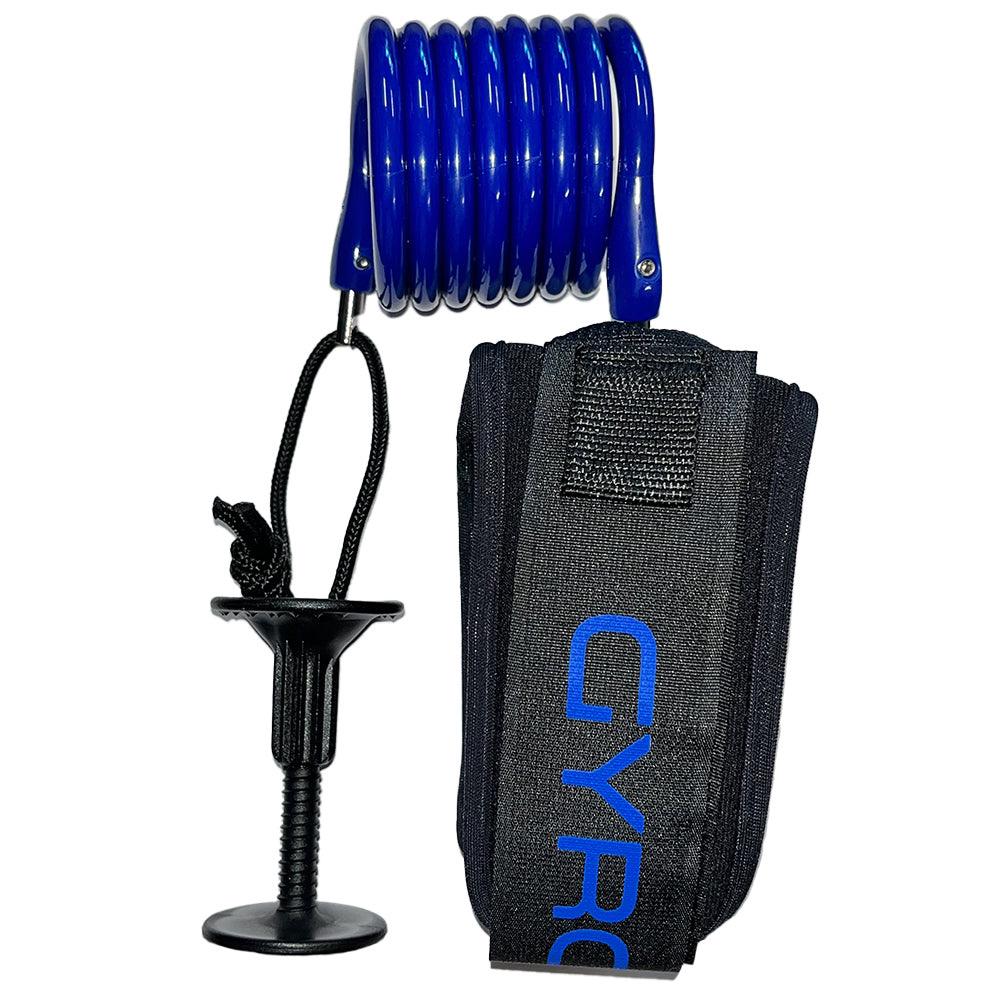 GYROLL - Leash biceps Bodyboard Variable Arm - Blue