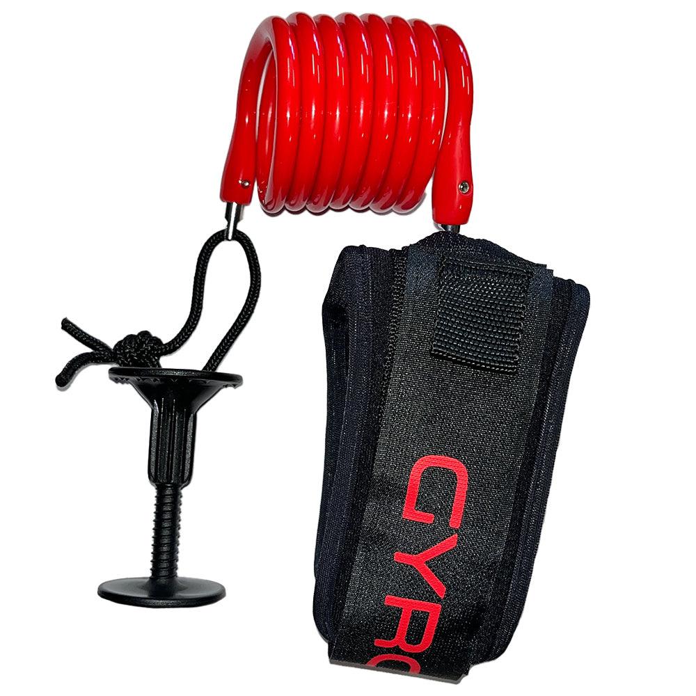 GYROLL - Leash biceps Bodyboard Variable Arm - Red