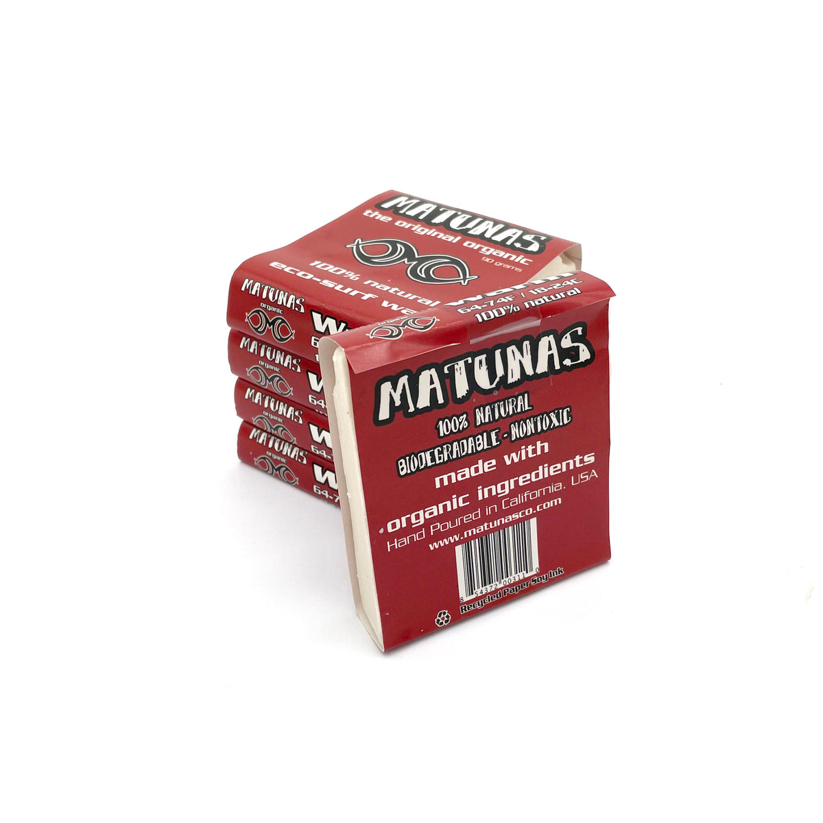 Matunas Surf Wax - WARM - x5 PACK