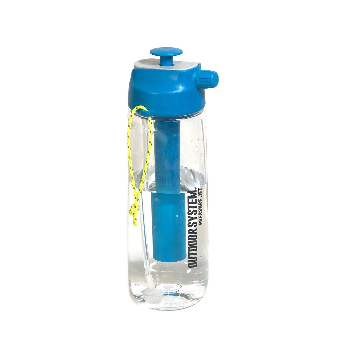 Outdoor System - Multifunction Water Bottle - Pressure Jet 700ML - Blue