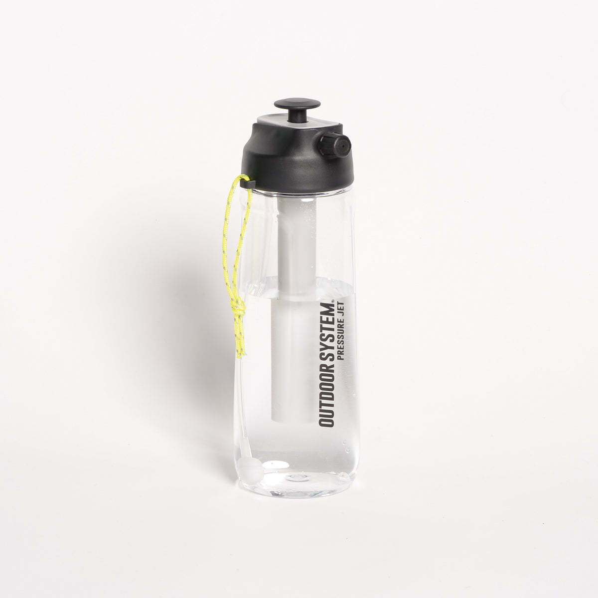 Outdoor System - Multifunction Water Bottle - Pressure Jet 700ML - Black