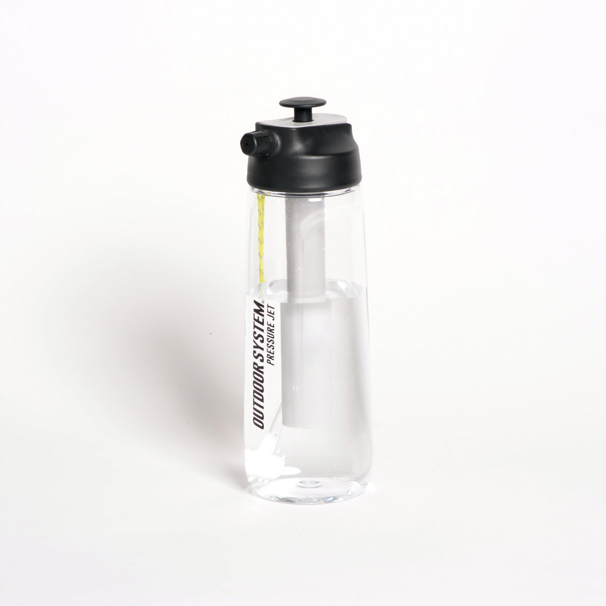 Outdoor System - Multifunction Water Bottle - Pressure Jet 700ML - Black