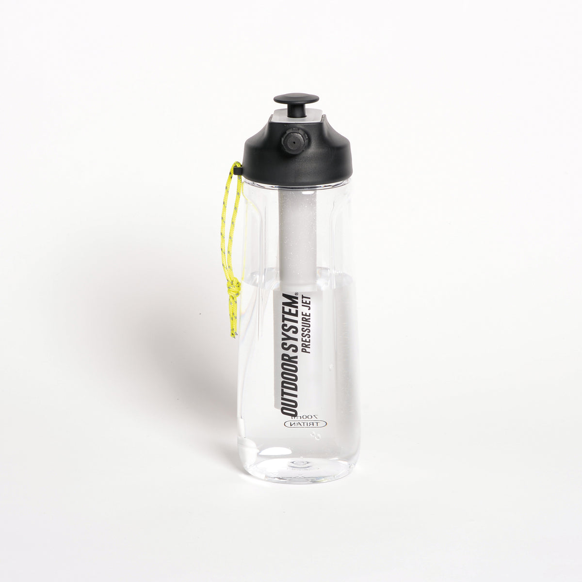 Outdoor System - Multifunction Water Bottle - Pressure Jet 700ML - Black