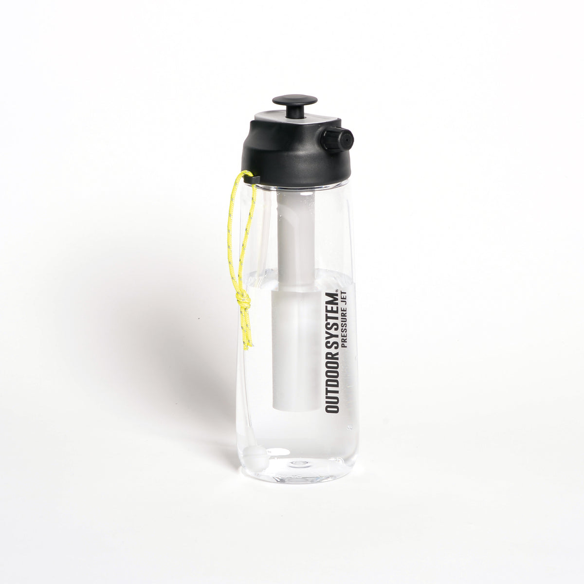 Outdoor System - Multifunction Water Bottle - Pressure Jet 700ML - Black