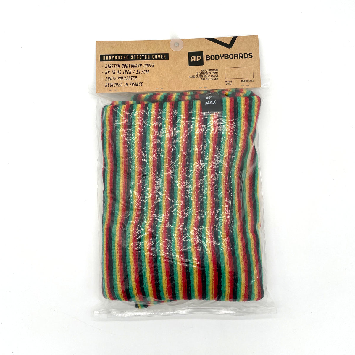 RIP Bodyboard - Housse chaussette Bodyboard Stretch - Rasta