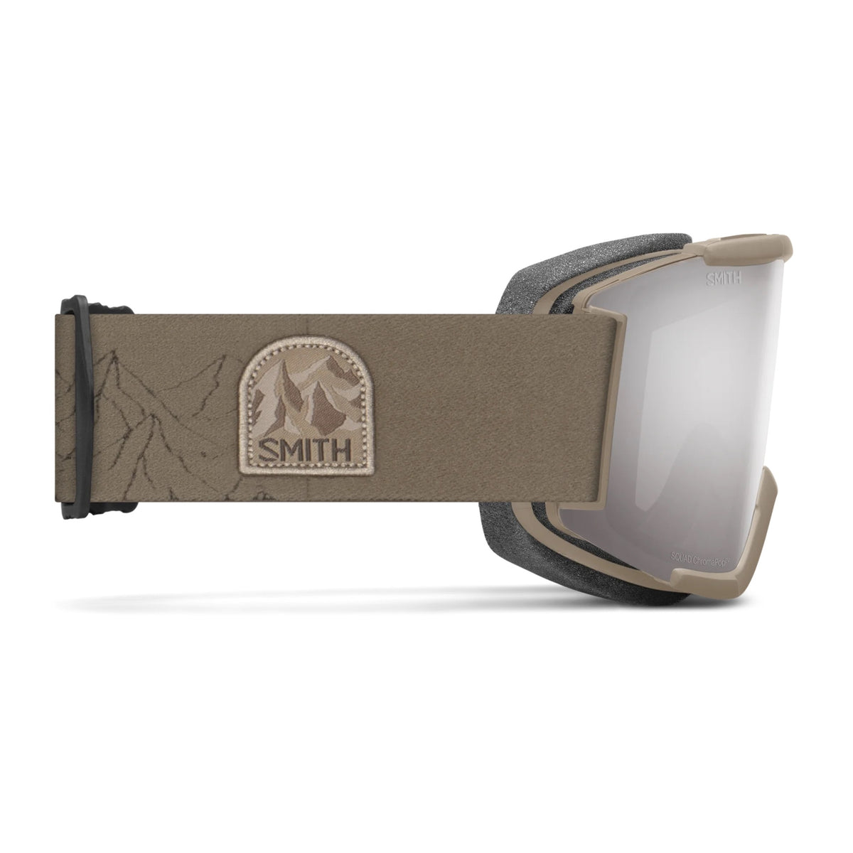 SMITH™ - Snowboard Squad Goggle - ChromaPop Photochromic - Bandit - Sun Platinum Mirror / Clear
