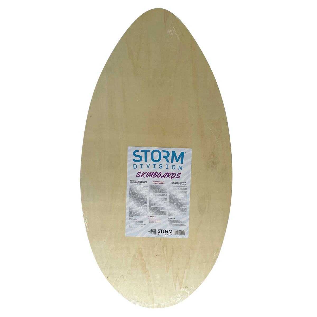 STORM - Skimboard en bois - Tiki