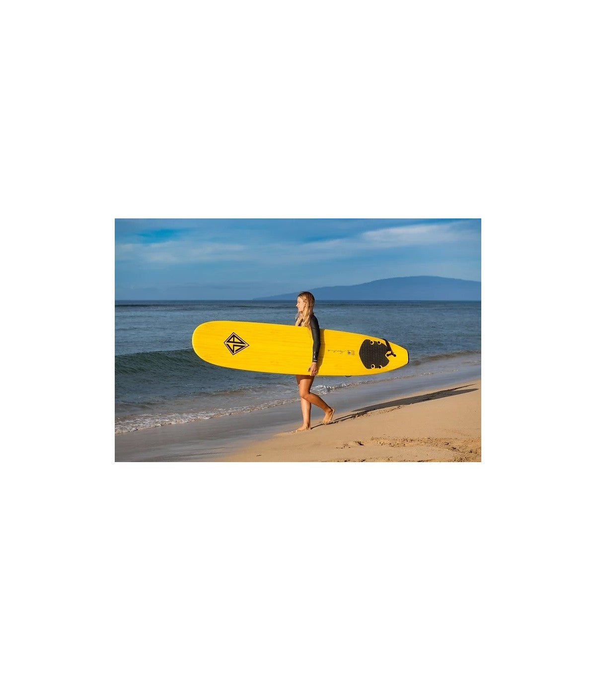 CBC - Planche de surf en mousse - 9'0 - Yellow
