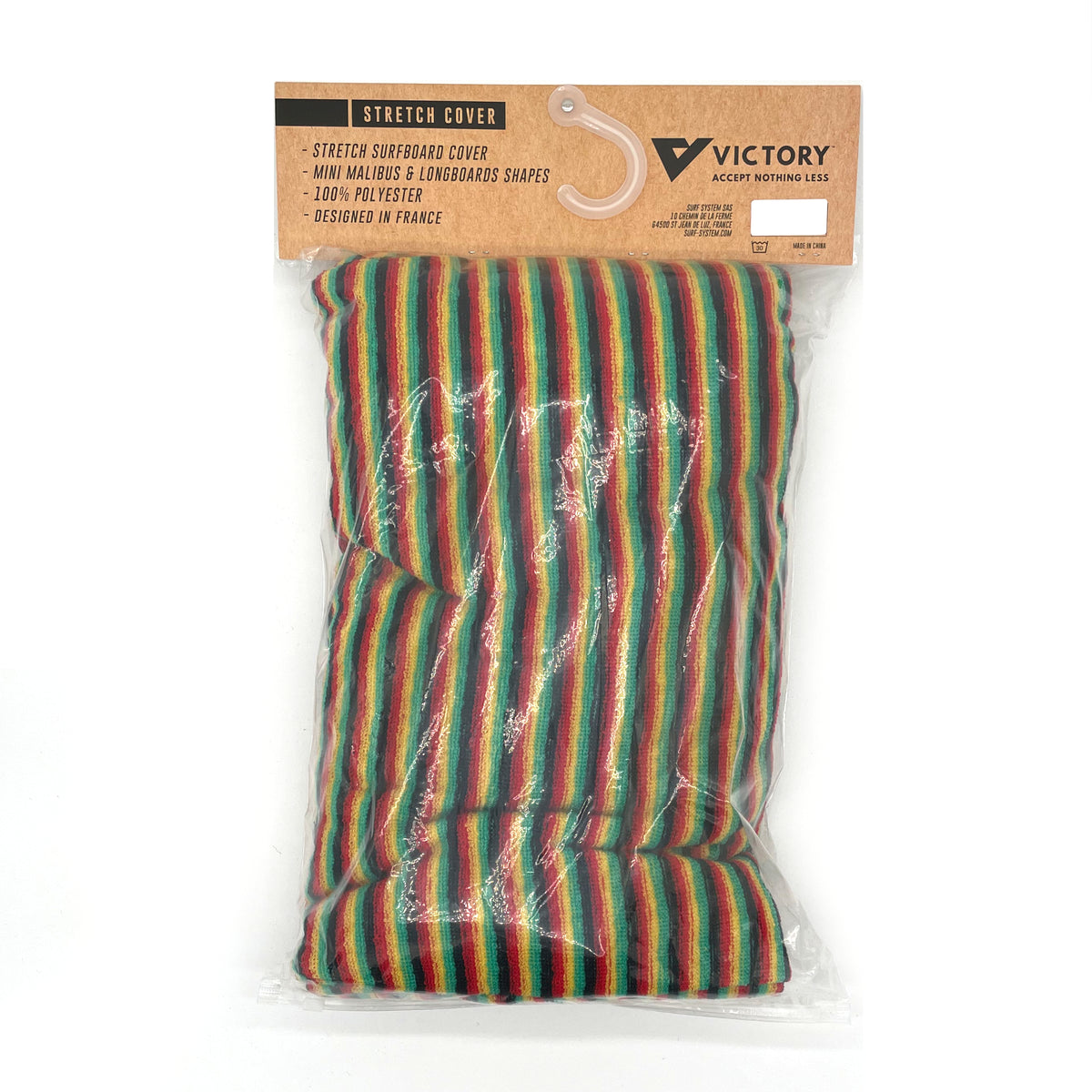 VICTORY - Housse chaussette longboard - 9'0 - Rasta
