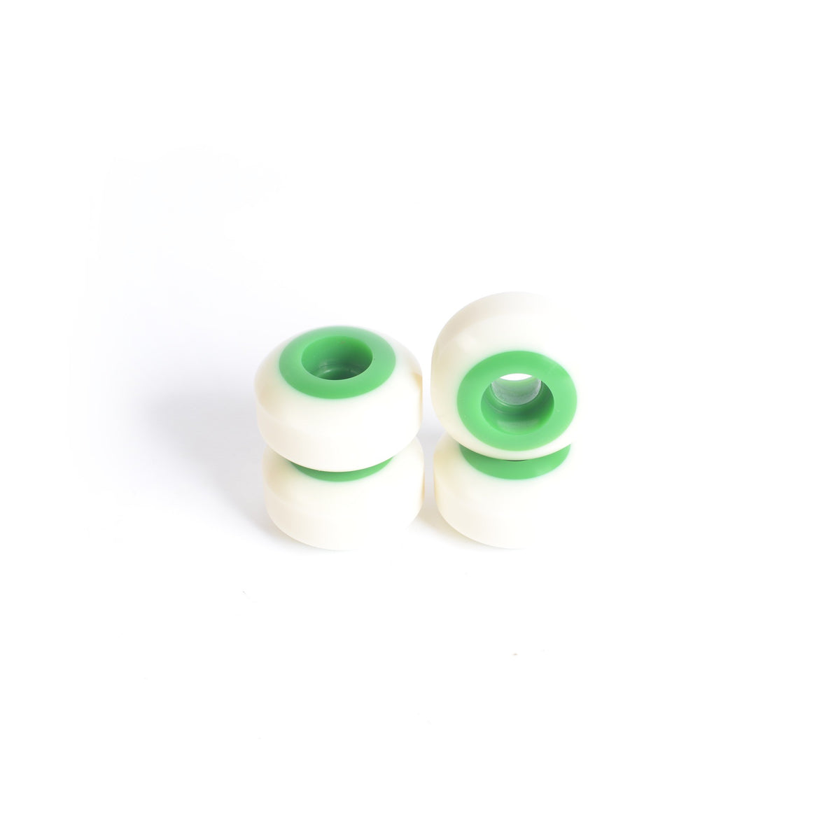 Ruedas de skate - YOCAHER 52x31mm 99a - Blanco/Verde