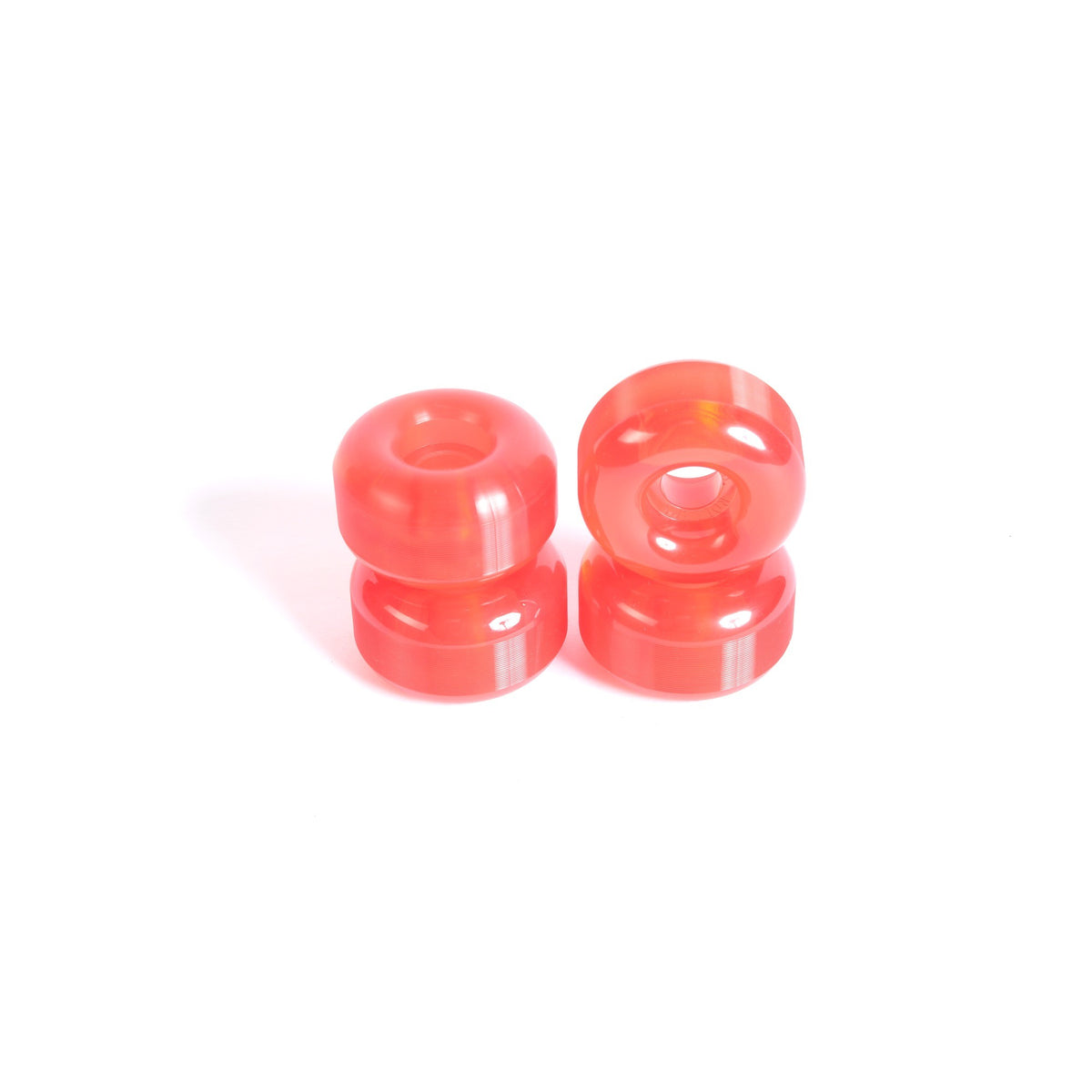 Ruedas de skate - YOCAHER 54x32mm 99a - Rojo translúcido