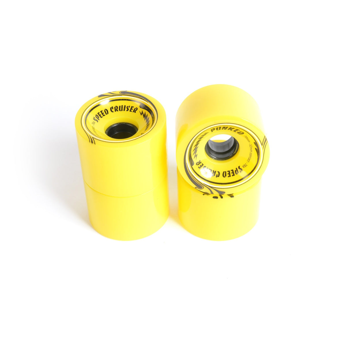 Ruedas de skate - YOCAHER 70x52mm 78a - Amarillo