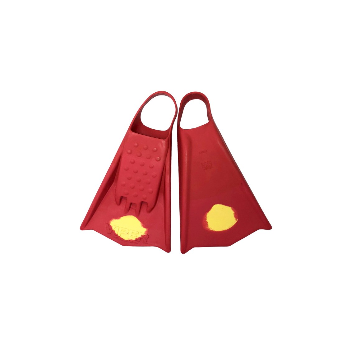 MS VIPER - Palmes Bodyboard - Red / Yellow