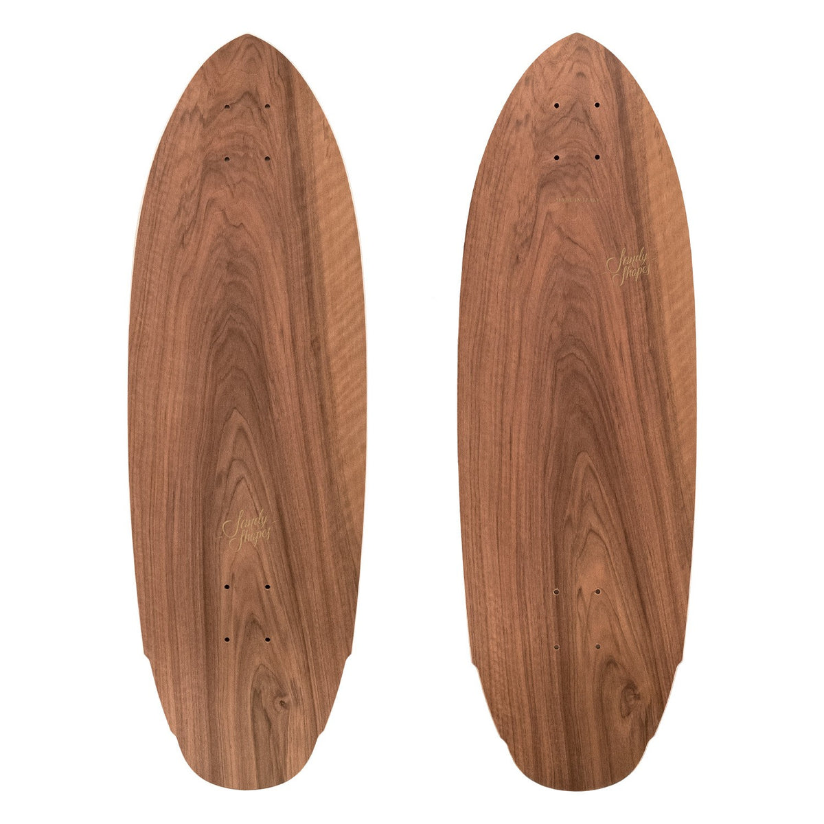 Sandy Shapes - Mediterraneo Surf Skate (Pack Completo) - Marrón Nuez