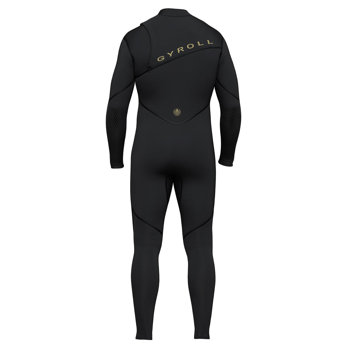 GYROLL Wetsuit - 3/2mm Shield Zipperless - Black / Gold