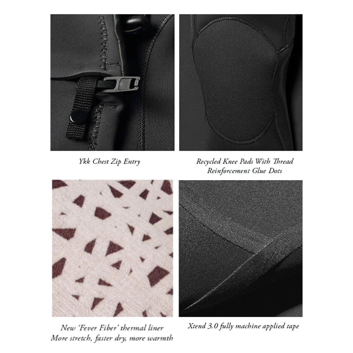 VISSLA - 7SEAS Fullsuit - 5/4MM - Black