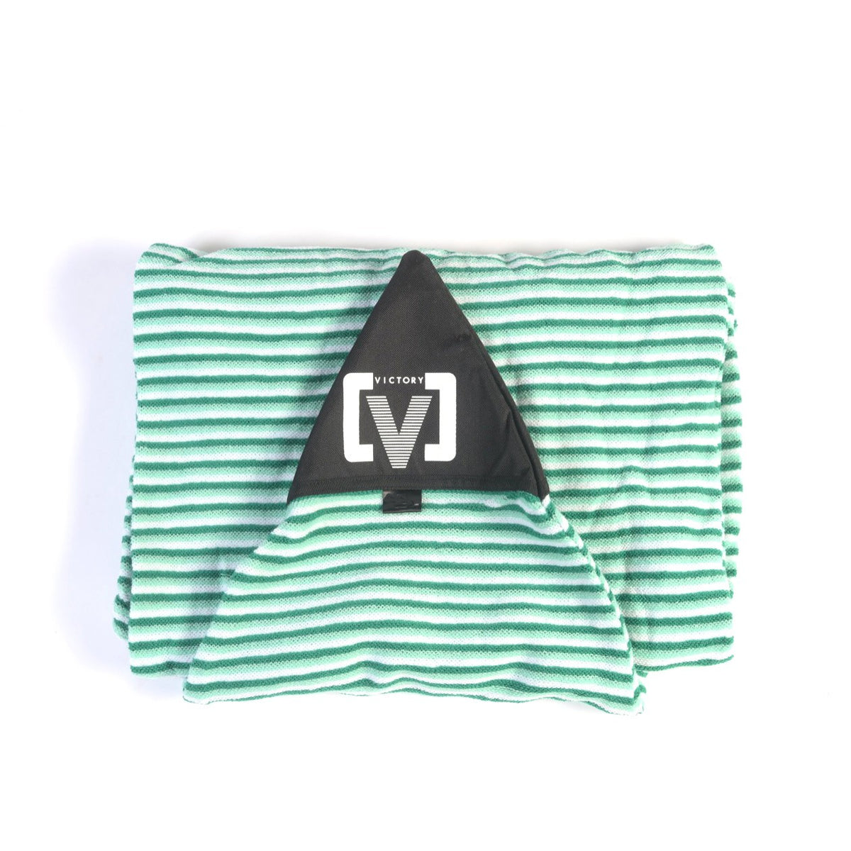 VICTORY - Housse Chaussette Surf - Shortboard - 6'10 - Dark Green / Light Green