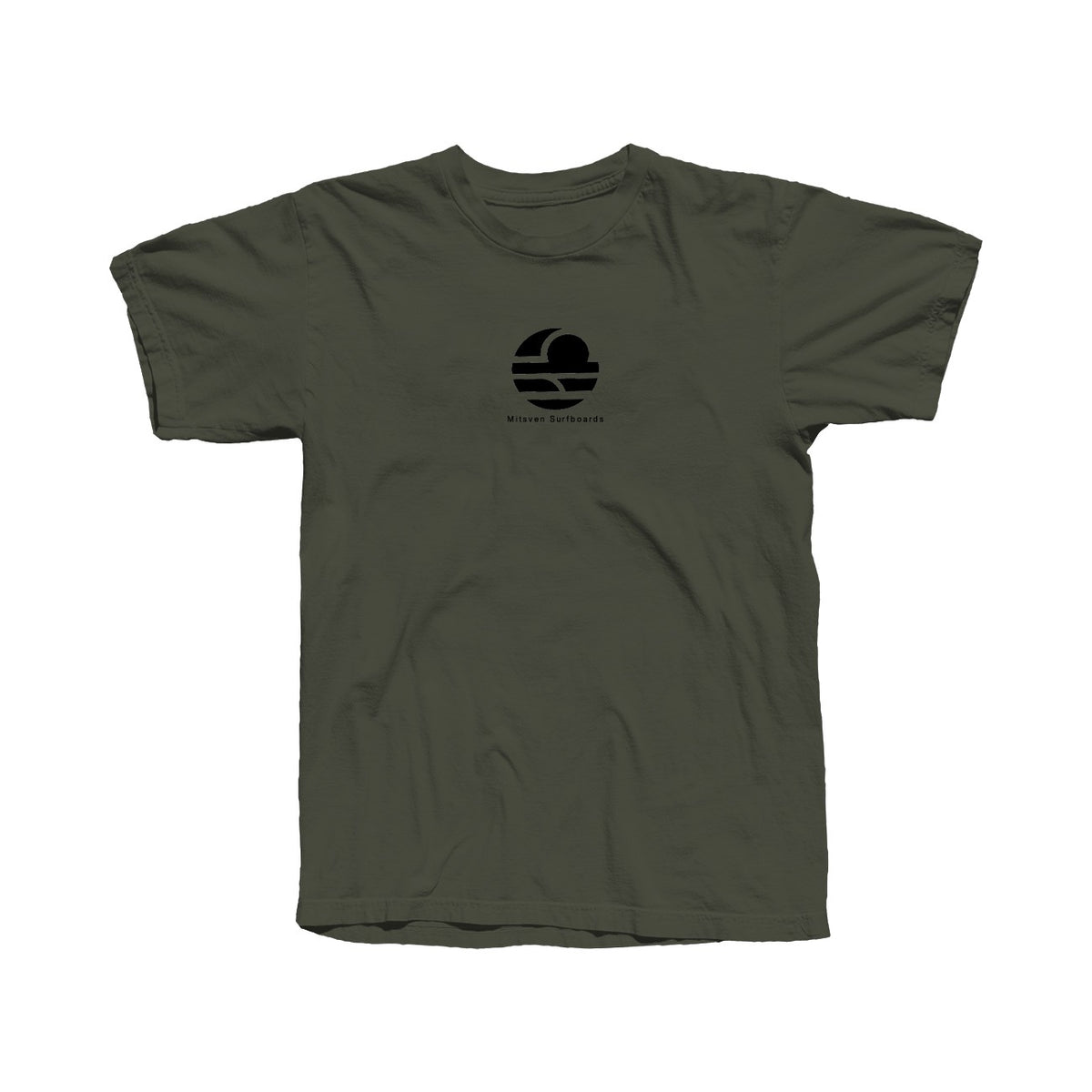 Camiseta con logo MITSVEN - Verde caqui