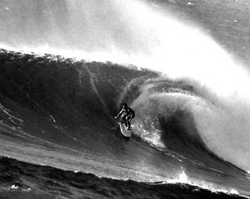 Photographie Surf Vintage JOHN SEVERSON 'At Sunset Beach'