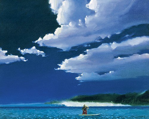 KEN AUSTER - Litografía - "Morning Sun & Surf"
