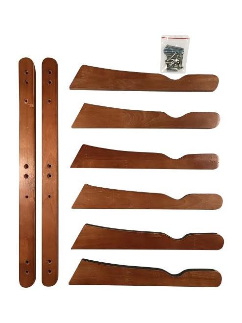 Support mural CORSURF - Multi Rack 3 Boards - Dark Wood