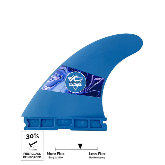 NOMADS - Thruster F30 Progress Fins - 1 Tab - Size M