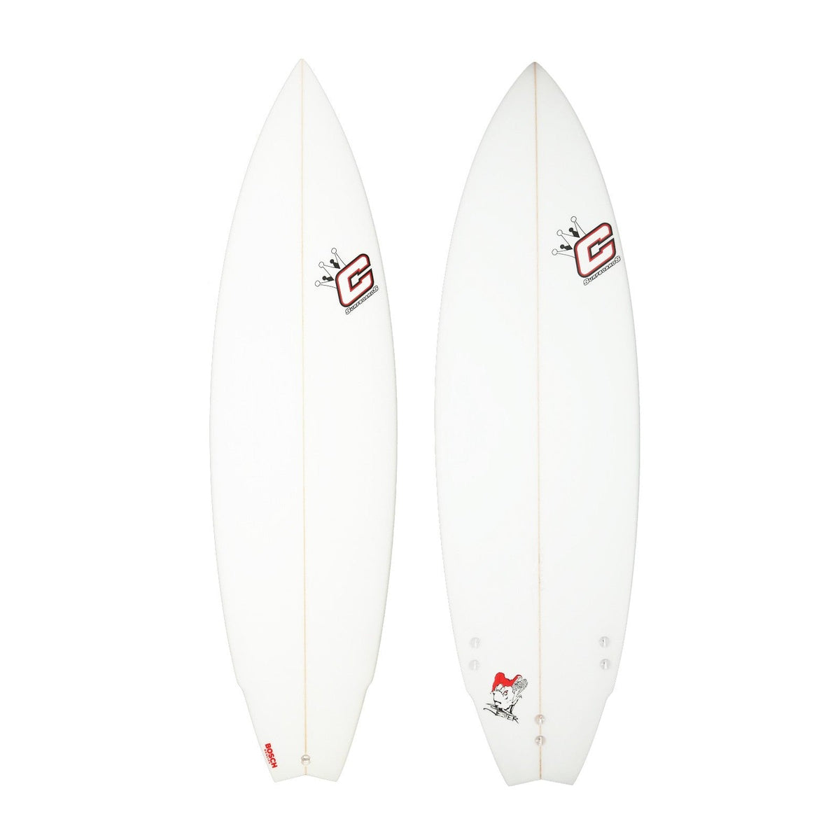 CLAYTON Surfboards - Jester Fish (PU) - FCS1 - 6'1