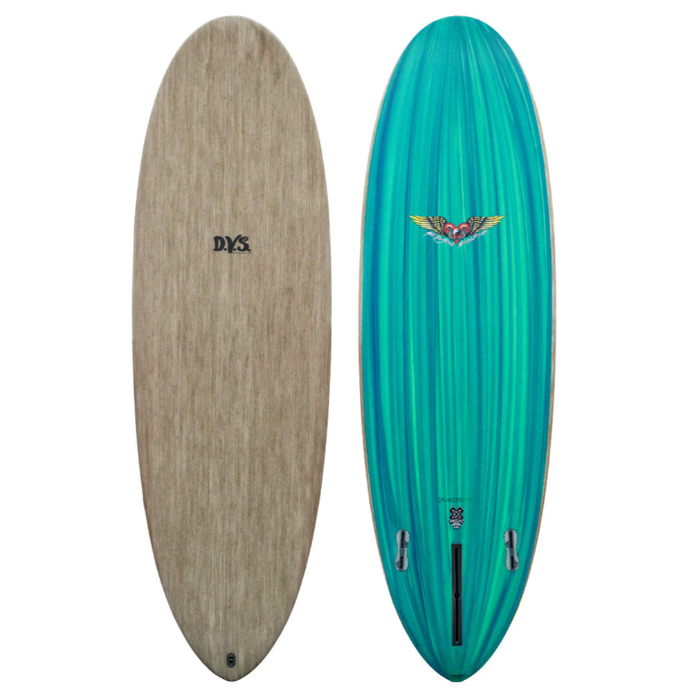DICK VAN STRAALEN - DVS Micro Egg - Flax (Epoxy) 6'6 - FCSII 2+1