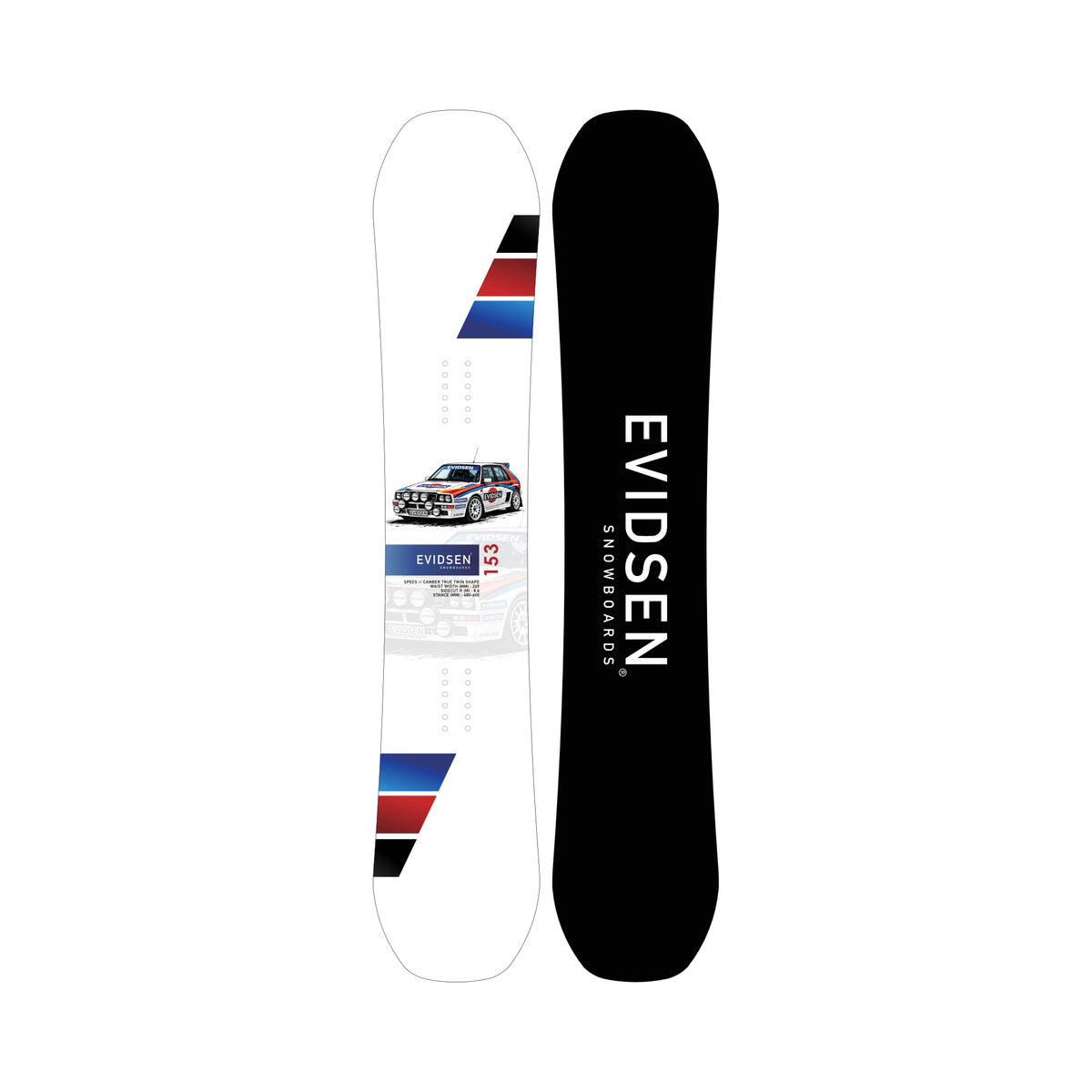 EVIDSEN SNOWBOARDS - Planche de Snowboard - Rallye LTD - 153