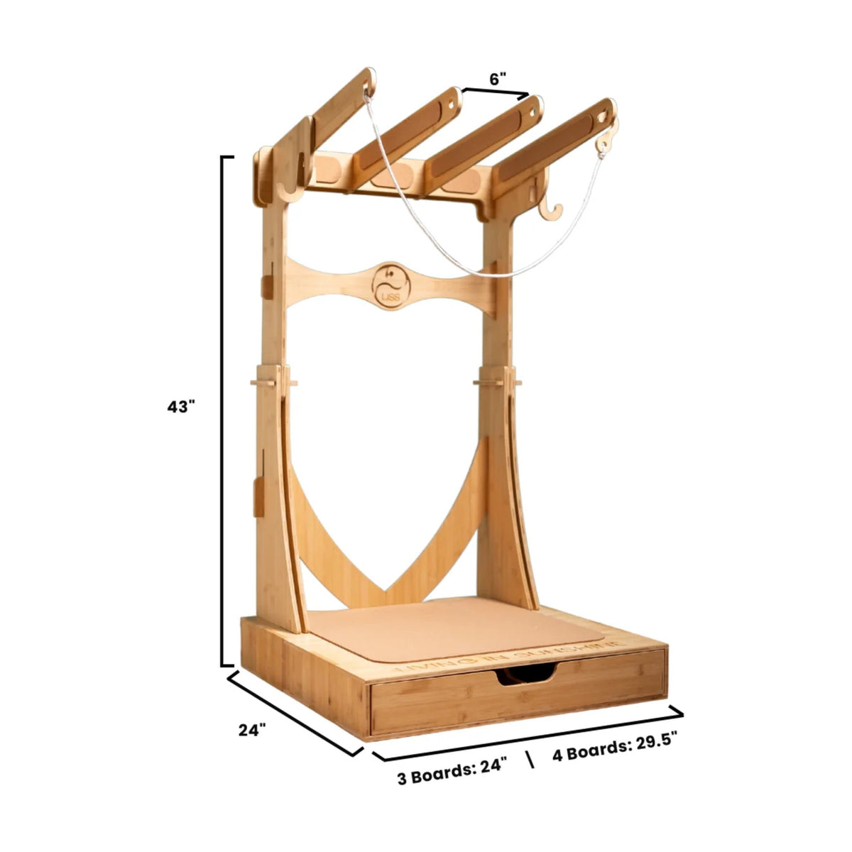 LISS - Soporte para tablas de surf - 3 tablas