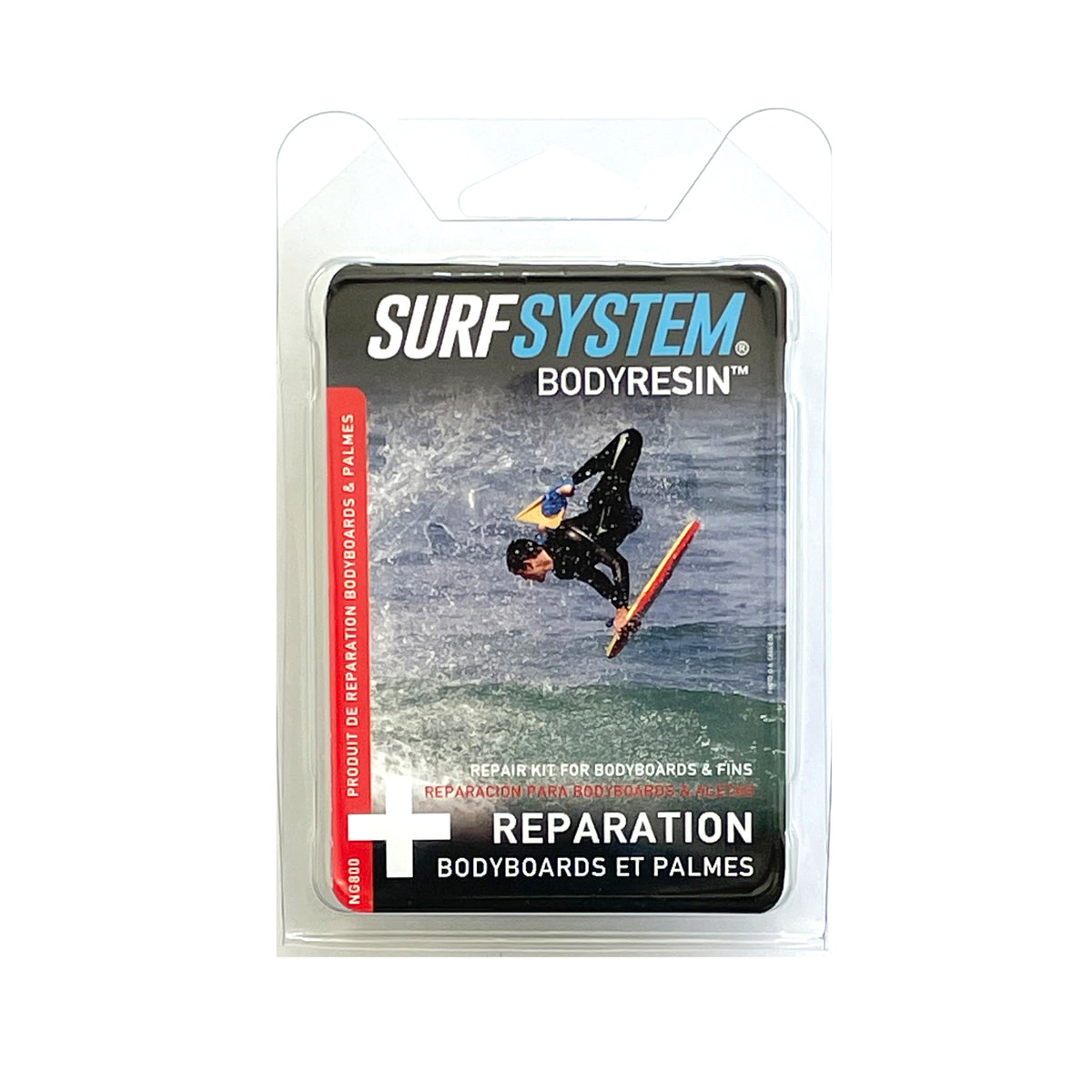 SURF SYSTEM - Kit réparation Bodyresin - Bodyboard et Palmes
