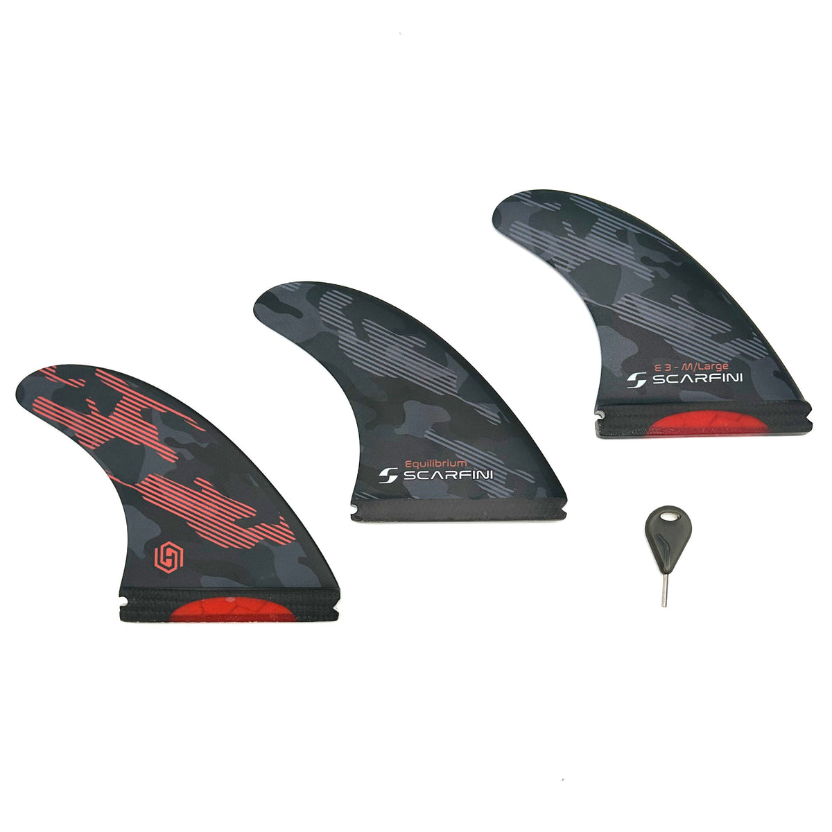 SCARFINI - FIVER - EQUILIBRIUM CARBON - 5 Fins - Large - Futures