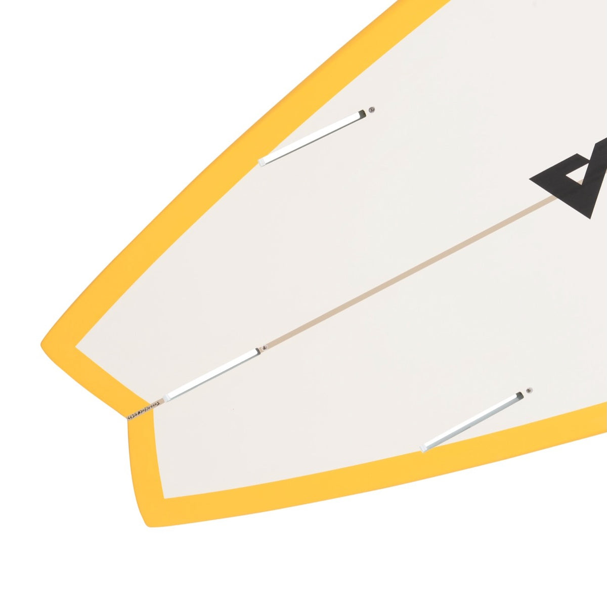 Victory Surfboards - Long Fish - Epoxy - Futures - Matt Yellow / White
