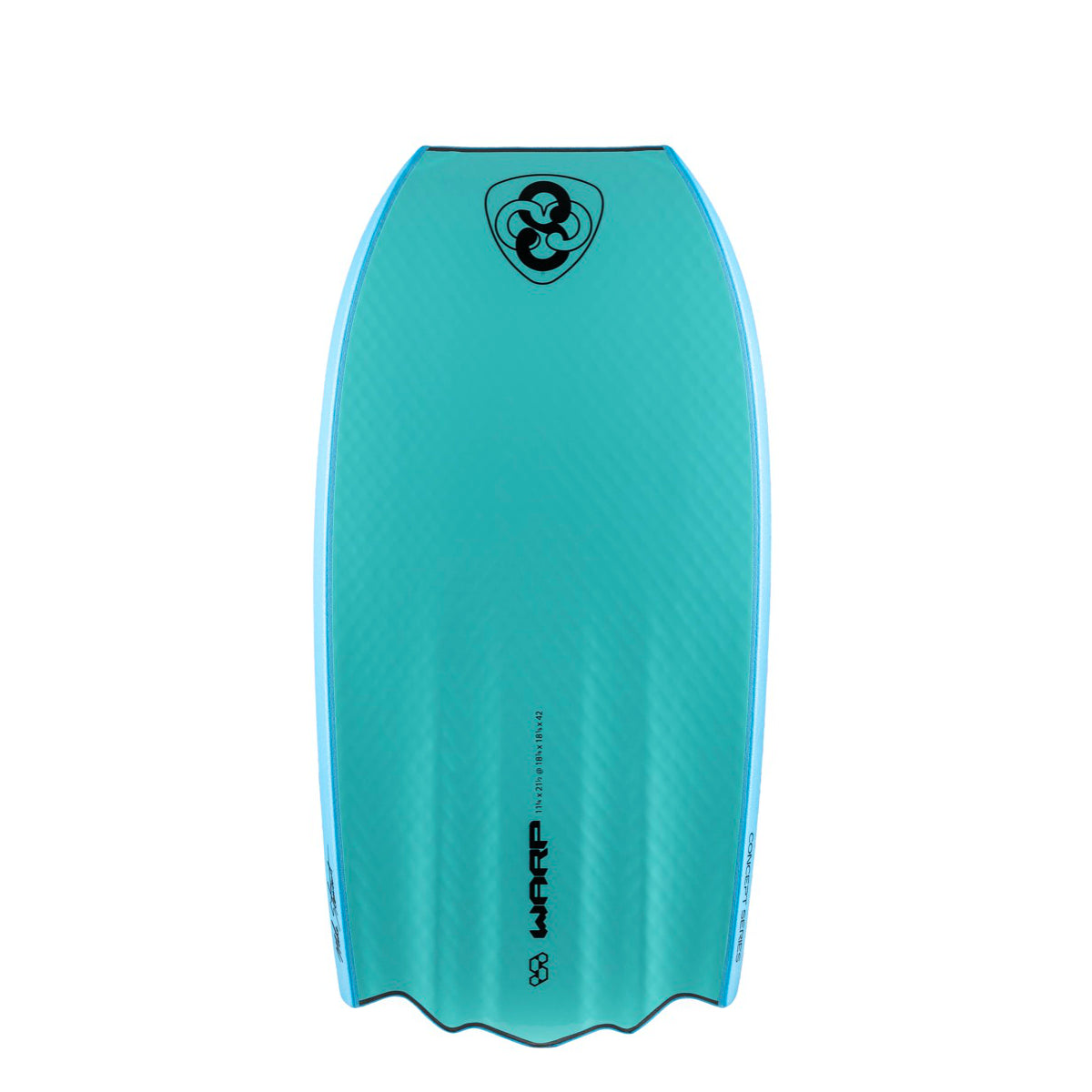 SCIENCE Bodyboards - WARP Concept PP 1.9 - Aqua Blue/ Turquoise