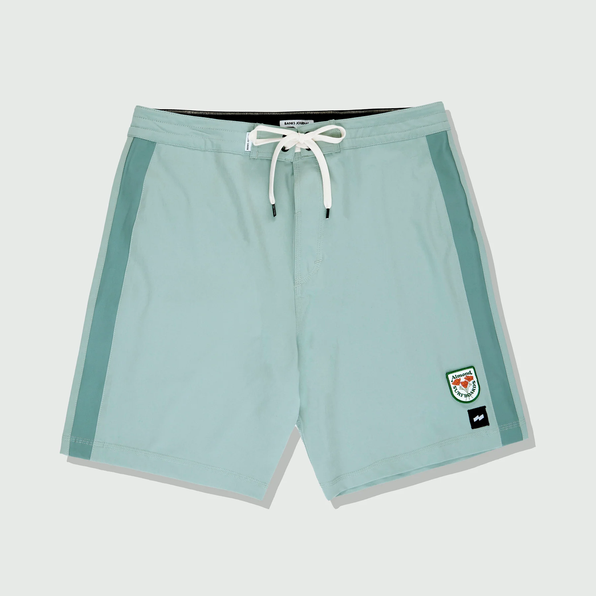 ALMOND x BANKS - Boardshort - Verde salvia