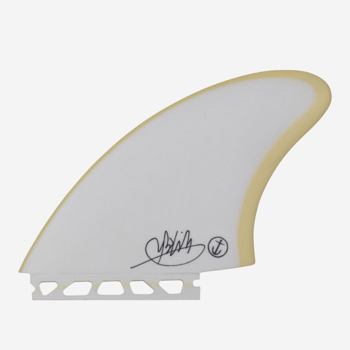 CAPTAIN FIN - Keel Fins Twin Futures - Mikey February - White