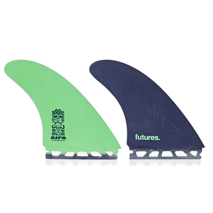FUTURES - Akila Aipa Twin Fins - Dark Purple & Mint