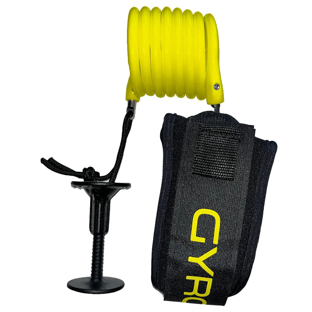 GYROLL - Leash Biceps Bodyboard Variable Arm - Yellow